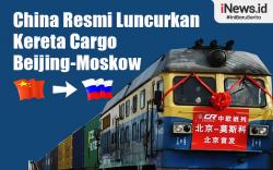 Infografis China Luncurkan Kereta Cargo Beijing-Moskow