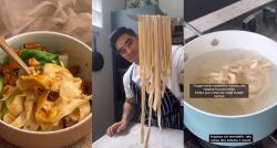 Cara Bikin Mi Lebar Cuma dari 2 Bahan, Simpel Banget! 