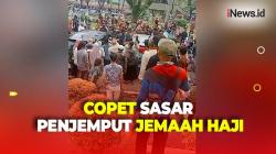 Gondol Ponsel Penjemput Jemaah Haji di Tigaraksa, Copet Babak Belur Dihajar Massa