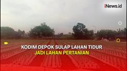 Keren! Kolaborasi dengan Masyarakat, Kodim Depok Ubah Lahan Tidur Eks Proyek Tol Cijago Jadi Urban Farming