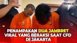 Begini Penampakan 2 Jambret CFD Sudirman yang Tertangkap Kamera Fotografer Usai Diringkus Polisi