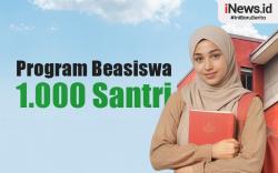 Infografis Kemenag Buka Program Beasiswa untuk 1.000 Santri