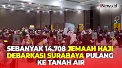 Sebanyak 14.708 Jemaah Haji Debarkasi Surabaya Kembali ke Tanah Air, 64 Orang Meninggal Dunia
