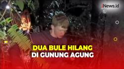 Momen Tim SAR Gabungan Cari Dua Bule Inggris yang Tersesat di Gunung Agung