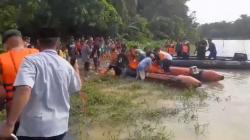 Pencari Bambu Tenggelam di Sungai Elang, Jasad Ditemukan 200 Meter dari Lokasi Kejadian<