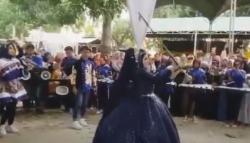 Viral Pengantin Perempuan di Bangkalan jadi Mayoret Drumband saat Resepsi Pernikahan