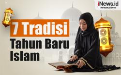 Infografis 7 Tradisi Tahun Baru Islam di Indonesia