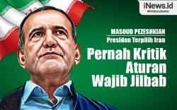 Infografis Masoud Pezeshkian, Presiden Terpilih Iran yang Pernah Kritik Aturan Wajib Jilbab