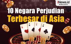 Infografis 10 Negara Perjudian Terbesar di Asia