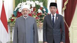 Jokowi Tegaskan Pentingnya Perdamaian di Gaza saat Bertemu Grand Syekh Al Azhar