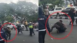 Viral Mahasiswa Banting Polisi sampai Kepala Bocor saat Demo Tolak Tapera di Makassar<