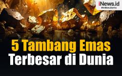 Infografis Deretan Tambang Emas Terbesar di Dunia