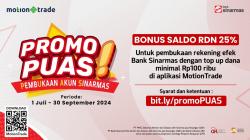Ayo Buka RDN Sinarmas di Aplikasi MotionTrade, Bonus Saldo 25 Persen