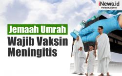 Infografis Jemaah Umrah Wajib Vaksin Meningitis