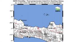 Gempa Bumi Hari Ini M3,0 Guncang Batang, Berpusat di Darat