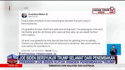 Joe Biden Bersyukur Donald Trump Selamat dari Peristiwa Penembakan
