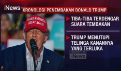 Kronologi Penembakan Donald Trump saat Kampanye