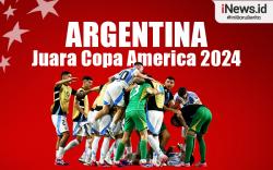 Infografis Argentina Juara Copa America 2024!