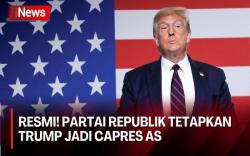 Partai Republik Resmi Usung Donlad Trump Jadi Capres AS
