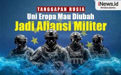 Infografis Tanggapan Rusia terhadap Rencana Uni Eropa Diubah Jadi Aliansi Militer 