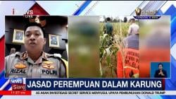 Penemuan Mayat Wanita dalam Karung di Lampung Timur