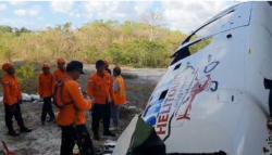 Helikopter Jatuh di Bali, 3 Korban Dievakuasi ke RS Siloam<