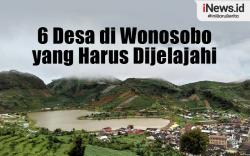Infografis 6 Desa di Wonosobo Sangat Menakjubkan