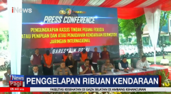 Polisi Ungkap Penggelapan 20 Ribu Kendaraan yang Akan Dikirim ke 5 Negara