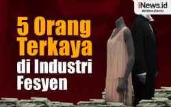 Infografis 5 Orang Terkaya di Industri Fesyen