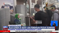 Penumpang Menumpuk usai Dampak Pembaruan Perangkat Lunak di Bandara Soekarno-Hatta