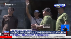 Sandiaga Uno Jajal Berbagai Atraksi di Desa Wisata Wanurejo Magelang