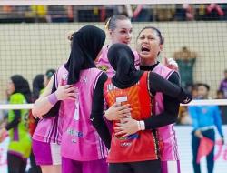 Hasil Proliga 2024: Jakarta Popsivo Polwan Finis Ketiga usai Gilas Jakarta Pertamina Enduro