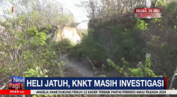 KNKT Gelar Investigasi Jatuhnya Helikopter di Bali 