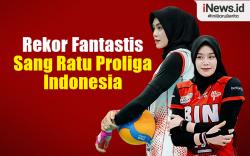 Infografis Rekor Fantastis Sang Ratu Proliga Indonesia