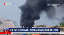 Dua Pabrik di Kalideres Terbakar saat Karyawan Bekerja
