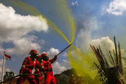 Kesiapan Petugas Gabungan Hadapi Karhutla di Sumsel