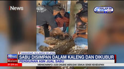 Pensiunan ASN Edarkan 6,7 Kg Sabu dalam Kaleng Susu di Makassar