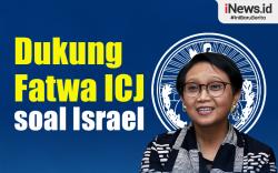 Infografis Menlu Retno Dukung Fatwa ICJ soal Israel