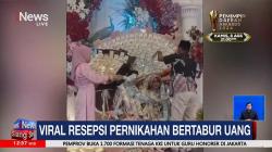 Pernikahan Crazy Rich Bangkalan, Tumpukan Uang Dolar Tutupi Tubuh Mempelai saat Resepsi