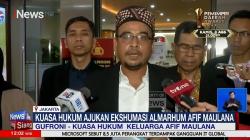 Datangi Mabes Polri, Kuasa Hukum Ajukan Ekshumasi Almarhum Afif Maulana