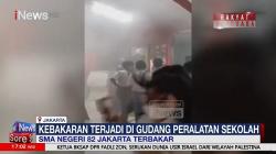 Korsleting Listrik, Gudang SMAN 82 Ludes Terbakar