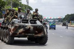 Suasana Jalanan Dhaka Bangladesh Mencekam, Internet Diputus Pemerintah