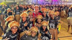 Pj Gubernur Sultra Andap Budhi Hadiri Puncak Peringatan Hari Anak Nasional ke-40 di Papua<