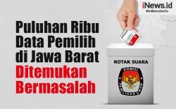 Infografis Puluhan Ribu Data Pemilih di Jawa Barat Ditemukan Bermasalah