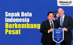 Infografis Presiden FIFA Sebut Sepak Bola Indonesia Berkembang Pesat