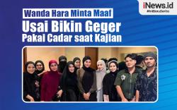 Infografis Wanda Hara Minta Maaf usai Bikin Geger Pakai Cadar saat Kajian