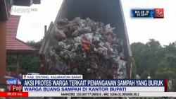 Warga Buang Sampah di Kantor Bupati dan DPRD Sintang