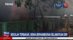 Sekolah di Jaktim Terbakar saat Proses Belajar Mengajar Berlangsung