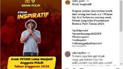 Kisah Inspiratif Anak Petani asal Bali Lolos Jadi Bintara Polri, Tak Ada yang Tak Mungkin<