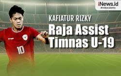 Infografis Kafiatur Rizky, Raja Assist Timnas Indonesia U-19